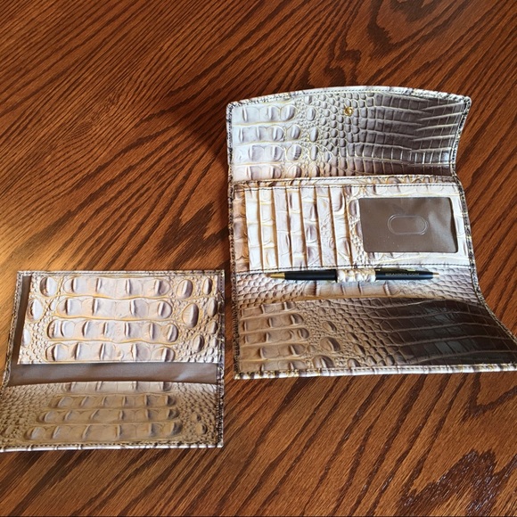 Brahmin Handbags - BRAHMIN EUC Wallet Crocodile Pocketbook
